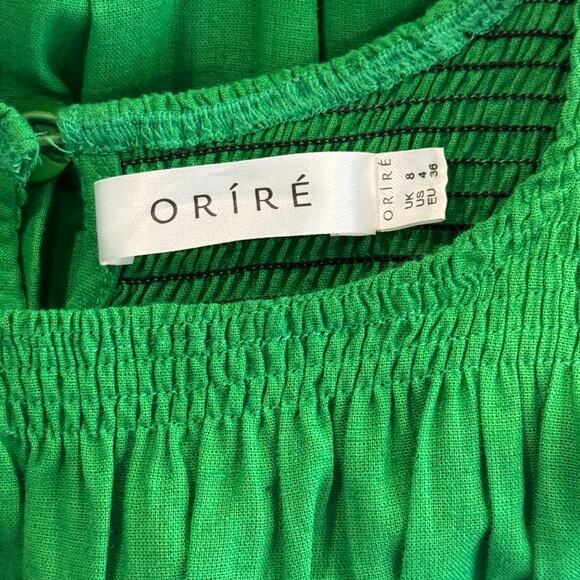 Oríré Gale Smocked Long Sleeve Tiered Maxi Dress Size US/4 - Picture 10 of 14